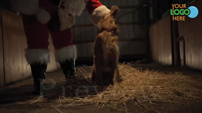 make happy dog christmas greeting video