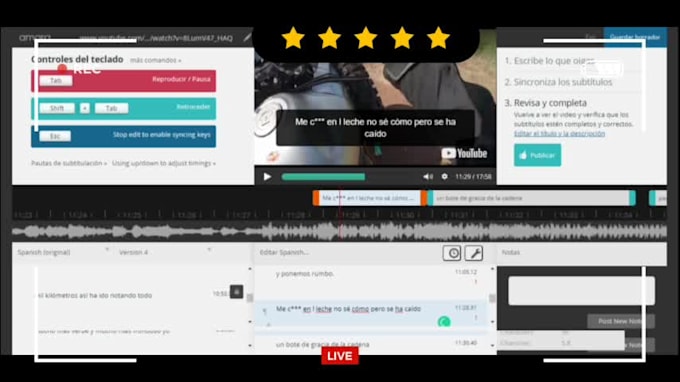 transcriber your audio or video in spanish or portuguese