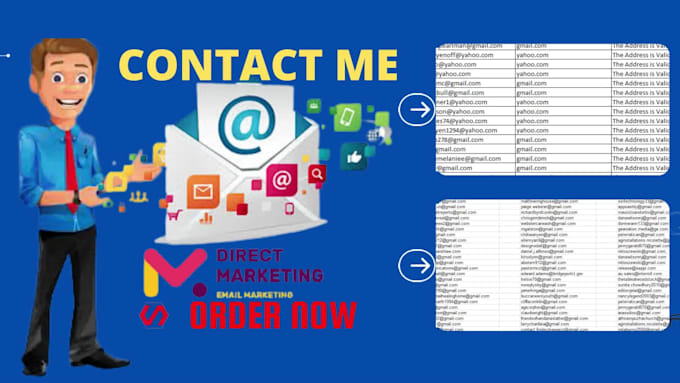 collect niche active email and verified bulk email marketing