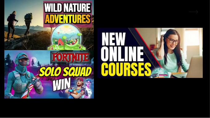 create eye catching youtube thumbnail designs