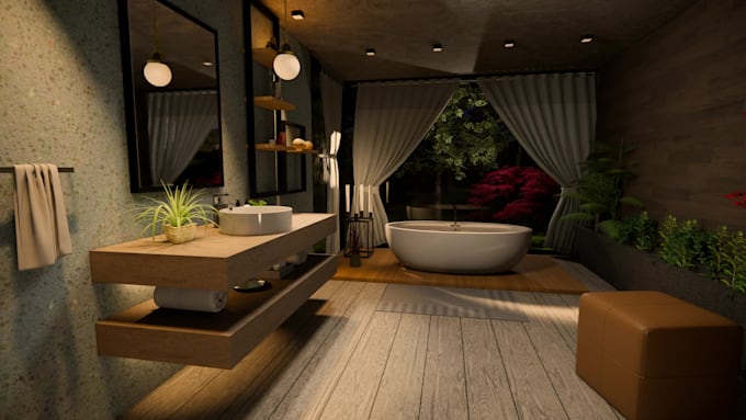 do interior exterior rendering with high quality images