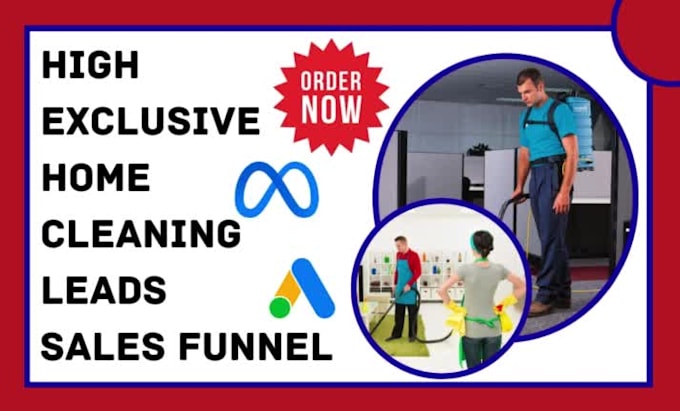 Generate high exclusive home cleaning service leads commercial cleaning ...