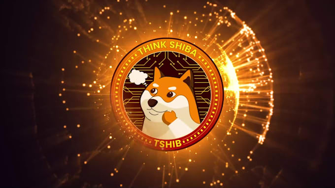 do blockchain and cryptocoin logo animation