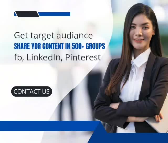 share your content in fb target groups , organic promotion