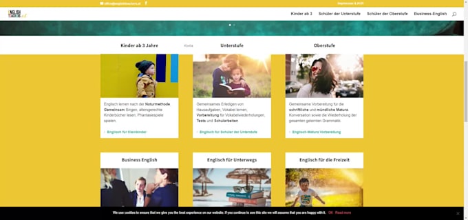 design or redesign a professional and responsive website