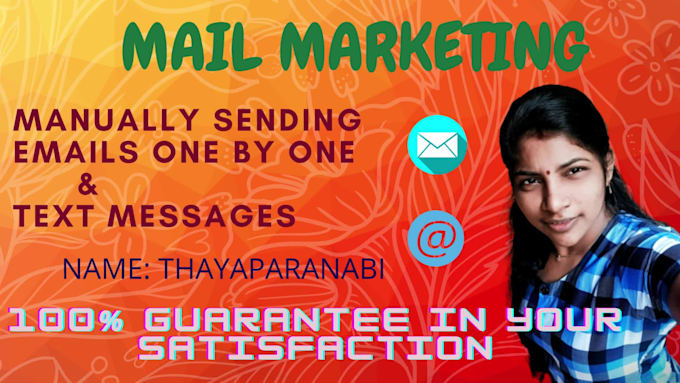 send bulk emails manually one by one and text messages
