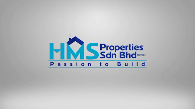 create 3d logo animation or intro video