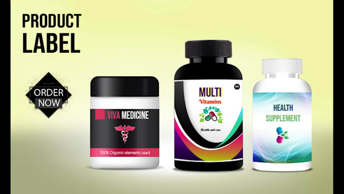 do product packaging and label design