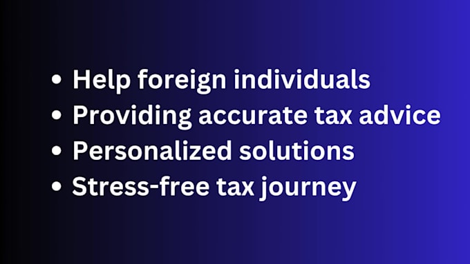 advise foreign owned US llcs on US tax compliance