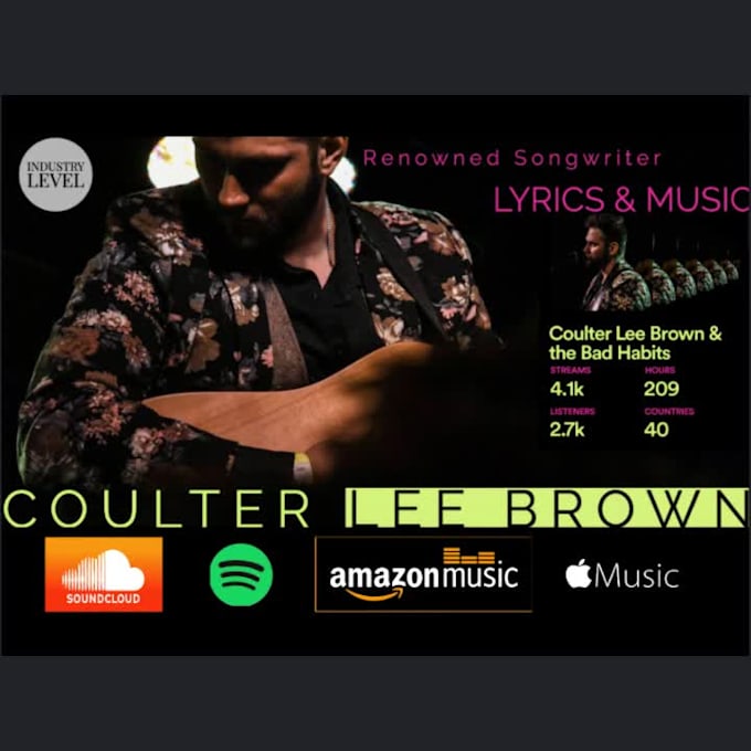 be your industry level songwriter and lyricist