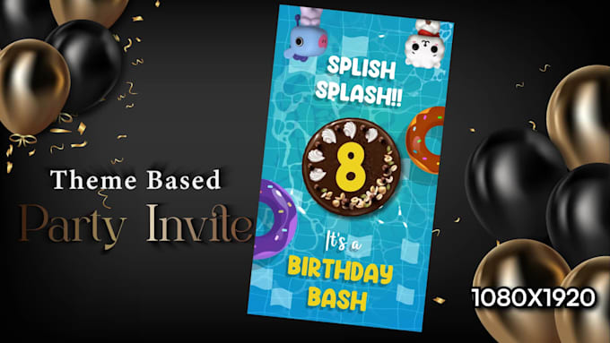 design invitations for party and events