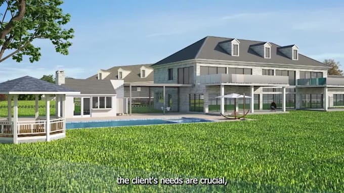 do 3d exterior rendering