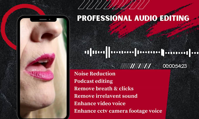 do audio editing clear voice, fix your music, noise, podcast