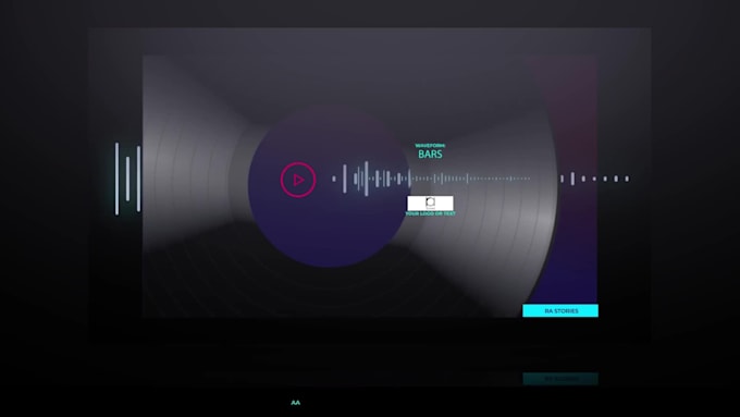 create audio waveform clips for your audio