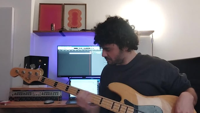 record the bass line for your song