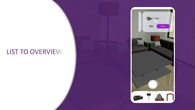 develop augmented reality using ar foundation with admin panel