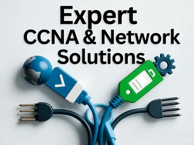 do your ccna ccnp cisco packet tracer and other projects