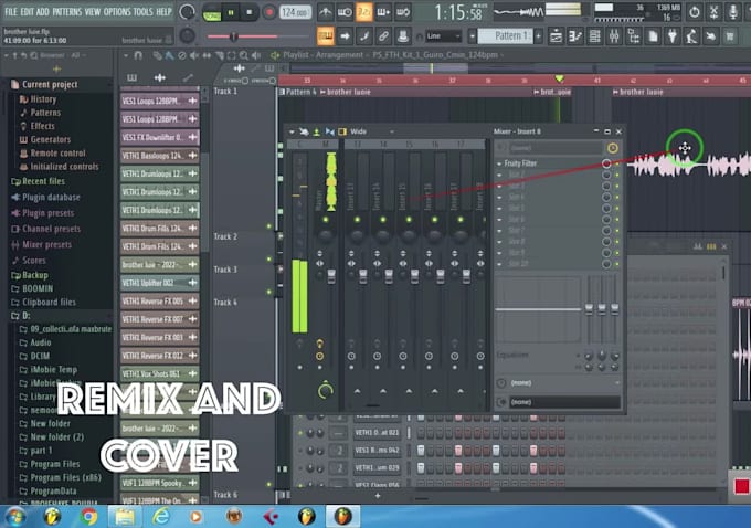 remix any songs with and without acapella