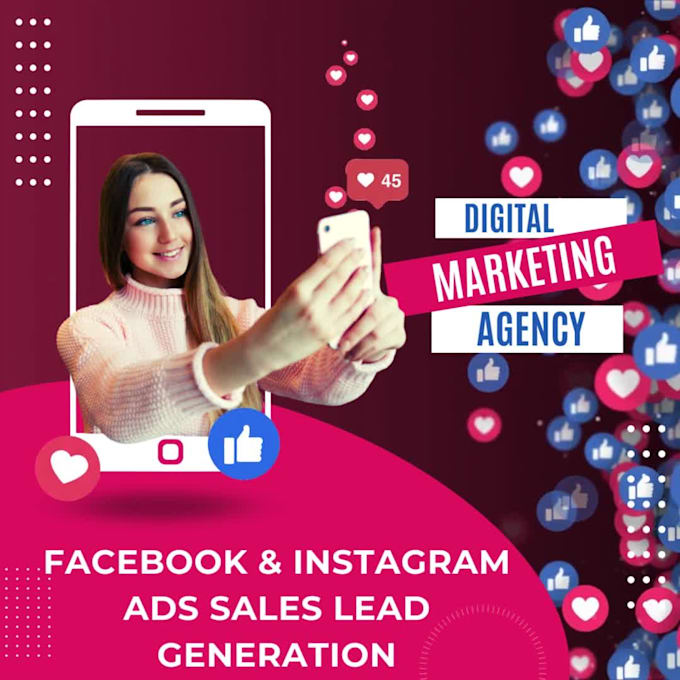 setup facebook and instagram ads campaign sales lead generation for business