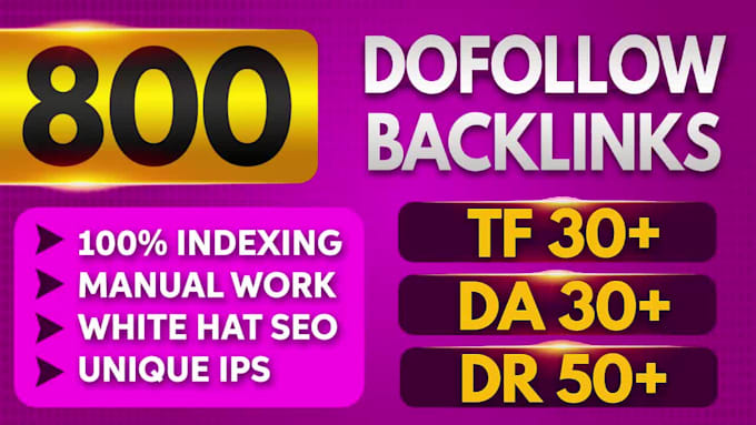 create permanent high tf, dr, da homepage seo backlinks