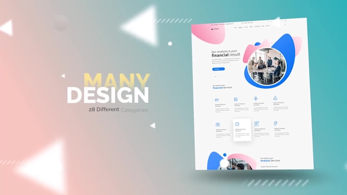 design responsive, SEO friendly and fast wordpress website