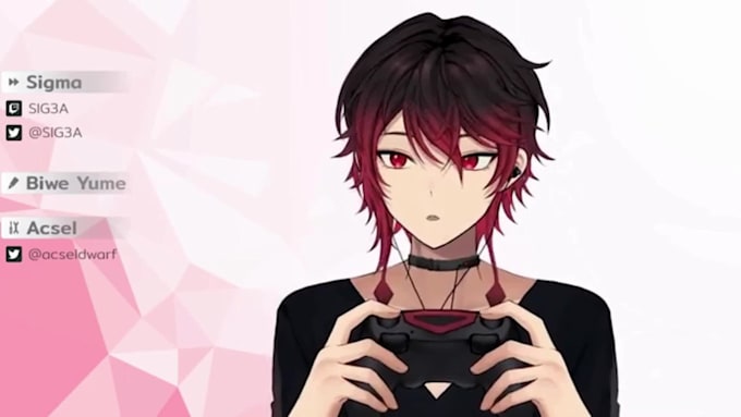 design and rigging a high quality anime style live2d vtuber model for streaming