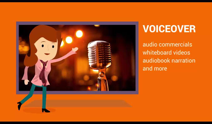 narrate a high quality female voiceover or audio book