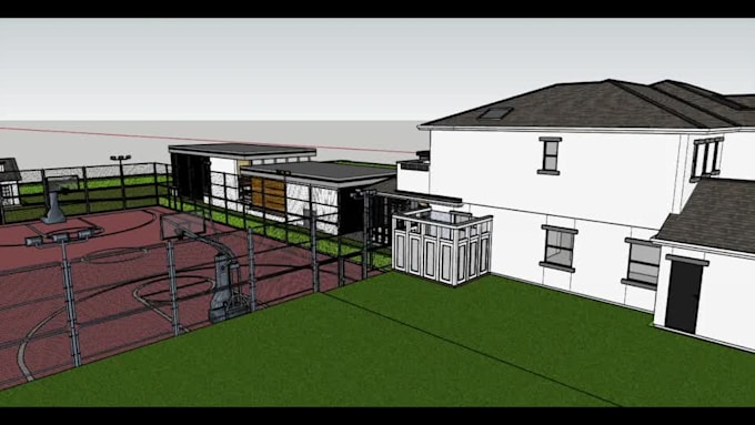 3d house exterior design,interior design,and 3d rendering