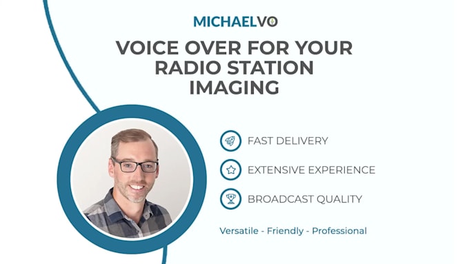 record a voice over for your radio station imaging