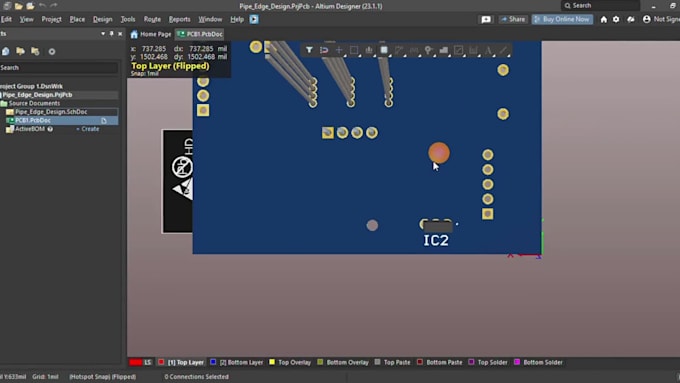 do pcb, schematic design for your project with kicad,eagle and altium