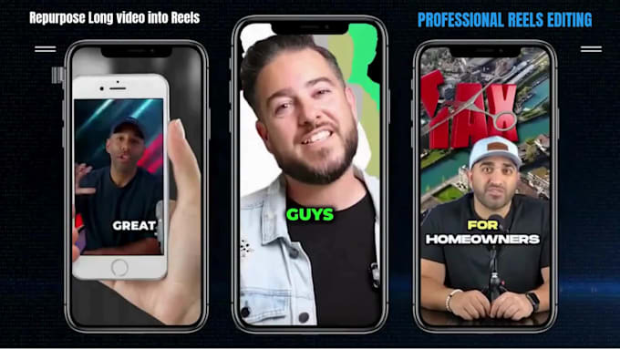 create event promos, reels, tiktok and youtube shorts