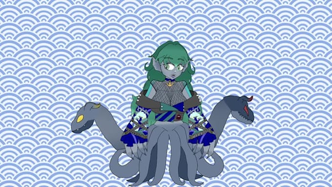 Make a simple vtuber model by Deathwing_vt | Fiverr