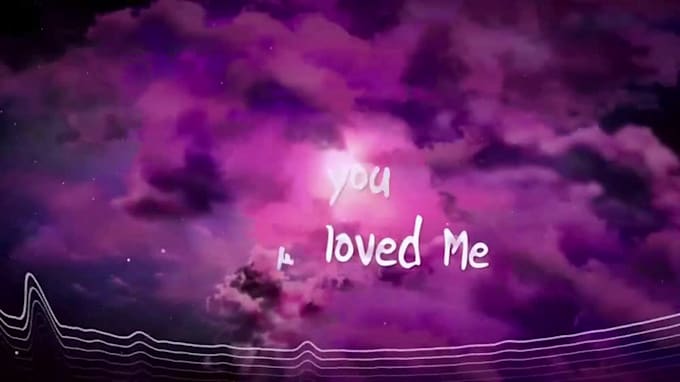 create a professional music lyrics video animated lyrics kinetics typography