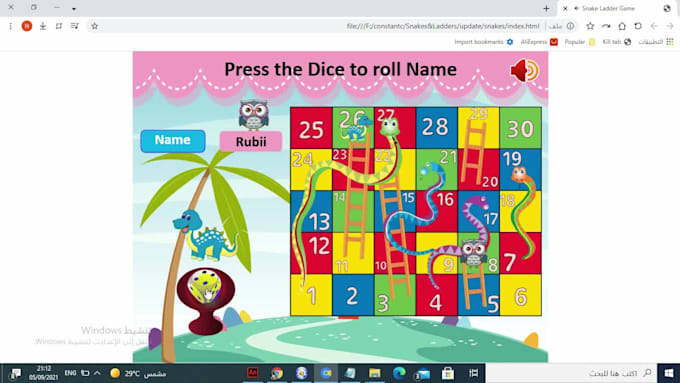 make education HTML5 game