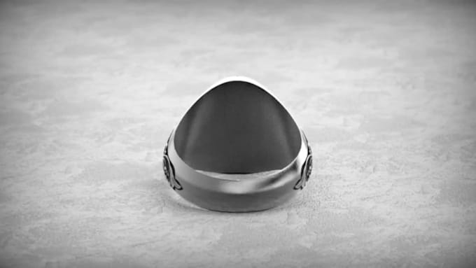 create a heavily customized gents signet for you
