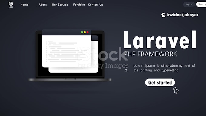 develop scalable PHP laravel app with admin dashboard