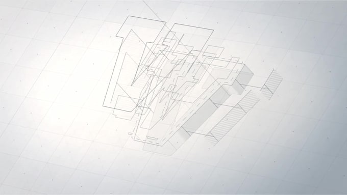 make structure 3d logo reveal video intro in full hd in 24 hours