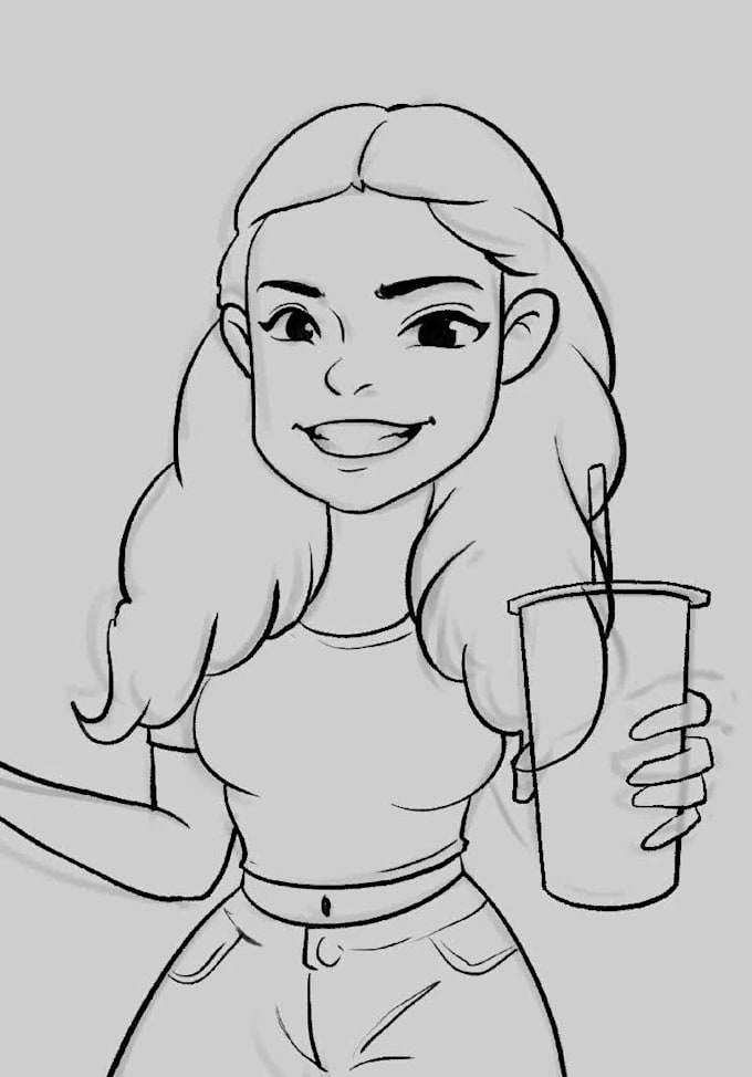 create unique caricature portrait for you