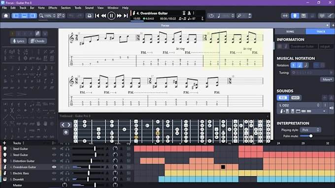 compose an original pop, rock or metal instrumental