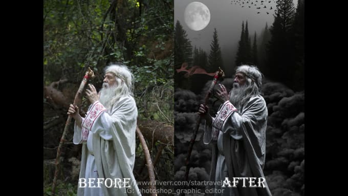Do any photoshop edit, color change, background edit by Startraveler_d |  Fiverr