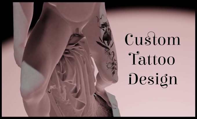 create a amazing custom tattoo design as a professional tattoo artist