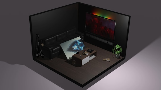 Create a 3d room for you by Tyler1432 | Fiverr
