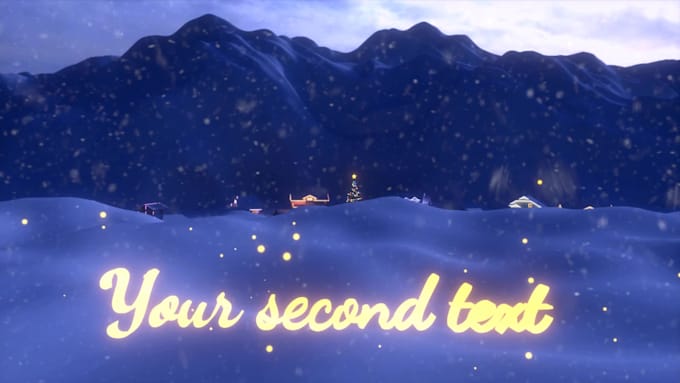 make custom christmas video greeting for your family, brand