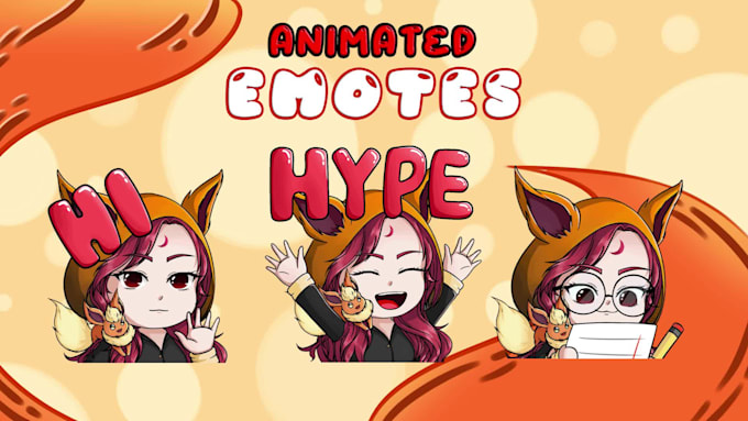 draw basic cute emotes and animated cute emotes