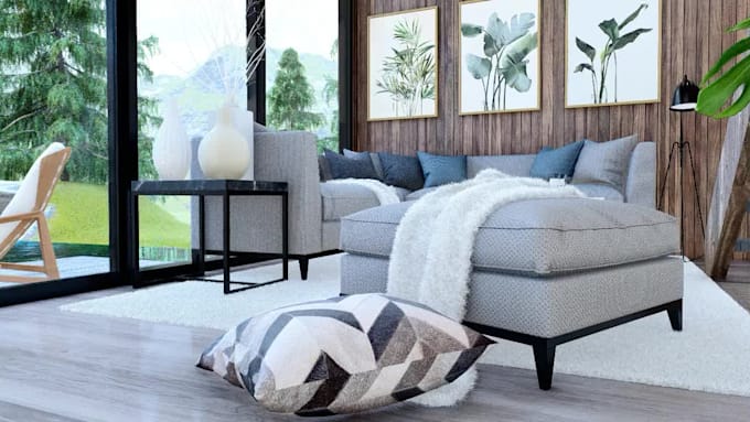 do professional interior design of your residential space