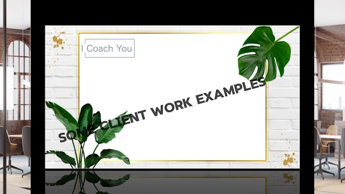 design a custom zoom meet virtual background with your logo