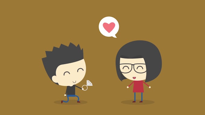 create a cute wedding invitation video