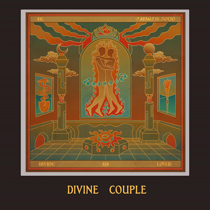 draw a unique esoteric or fantasy medieval art for you
