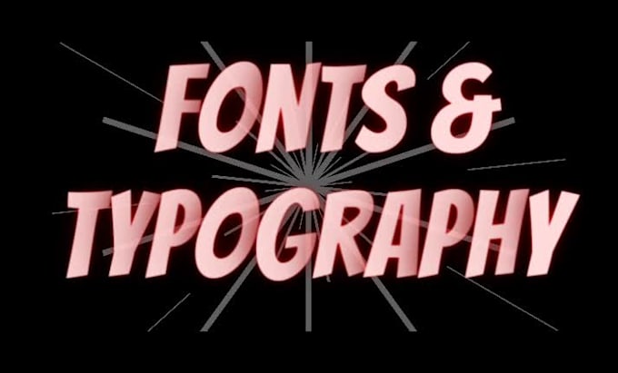 design ongoing text font logo and custom typography t shirt