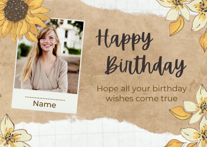 Create animated beautiful birthday card gif and birthday stickers by ...